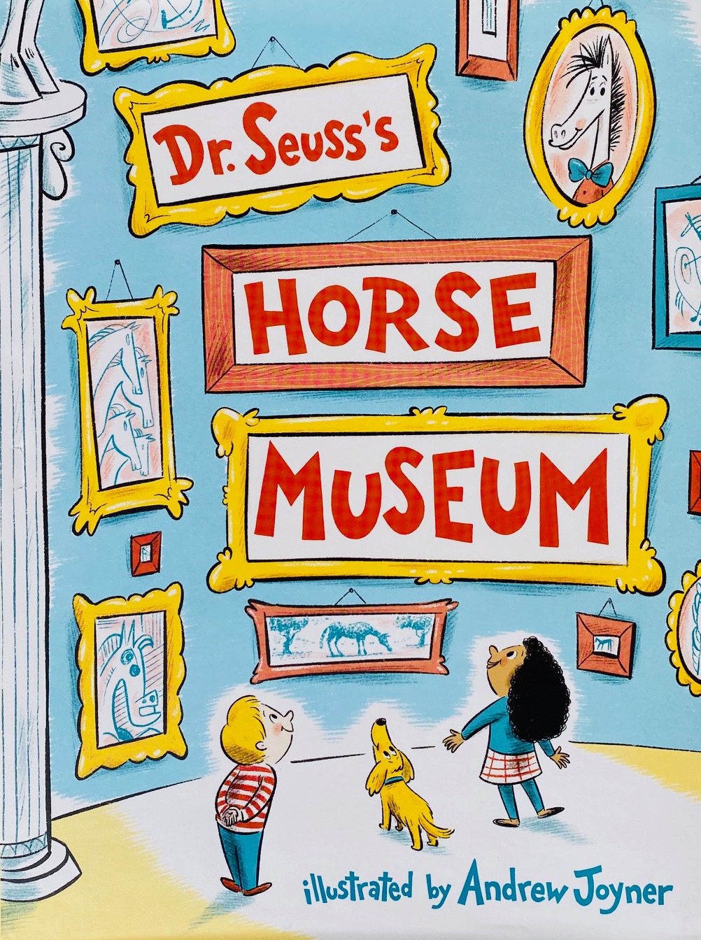 children's art book about representations of horses in art throughout history